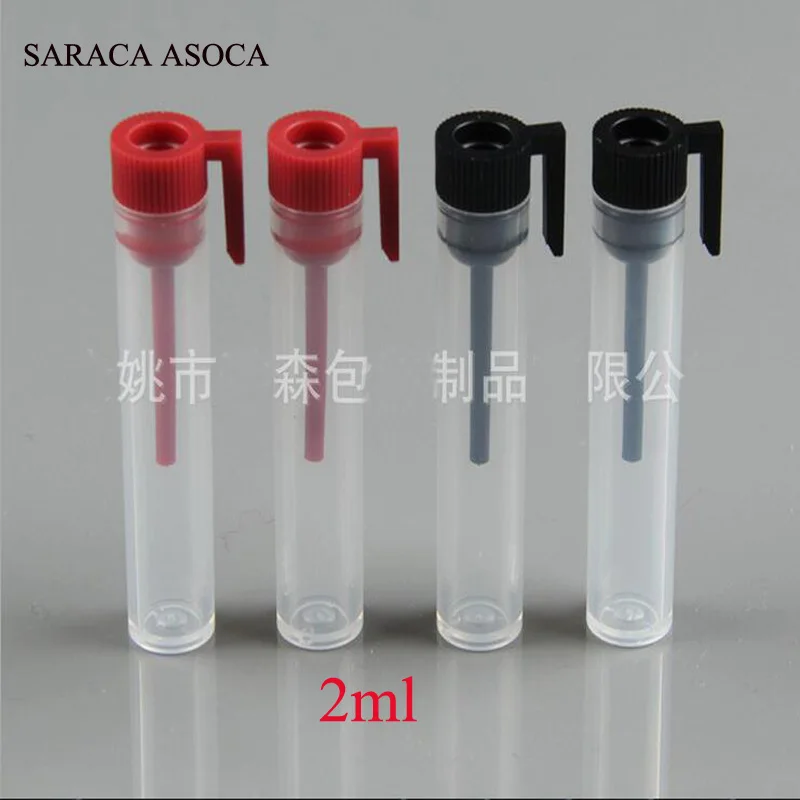 Пластиковые Многоразовые флаконы, 2 мл, 100 шт./лот, пустые флаконы с капельницей, оптом и в розницу