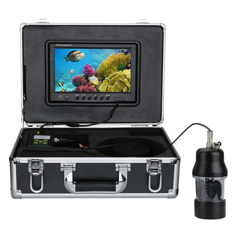 20 м 50 100 9 дюймов DVR рекордер подводная видео Рыбацкая камера система 0 360 градусов