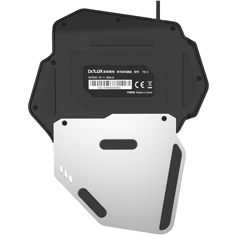 Delux T9X игровая клавиатура с одной рукой программируемая механическая USB Проводная