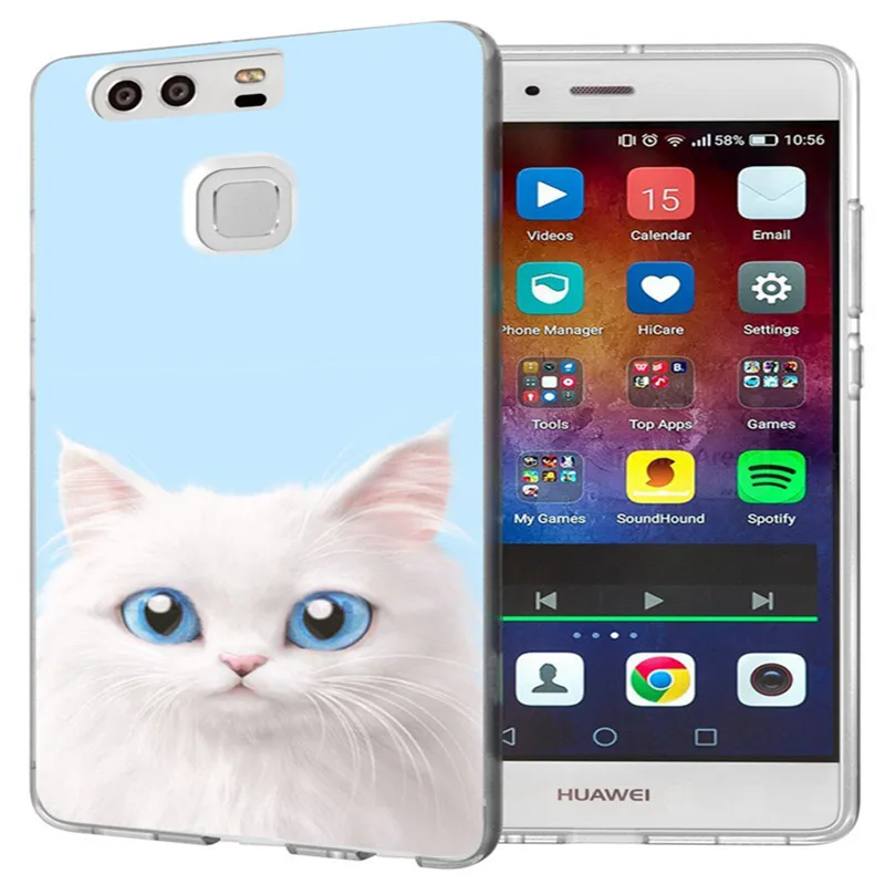 TPU чехол для Huawei P10 Lite P9Lite P8 2016 2017 Y5 II 2 Y5ii/Y6ii цветной мягкий с кроликом Fundas A194 |
