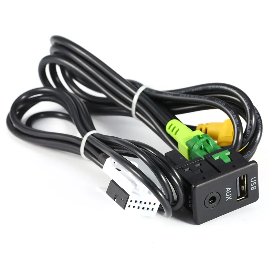 USB кабель AUX для VW MK6 Golf Jetta CC PASSAT B6 B7 автомобильные электронные аксессуары|Кабели
