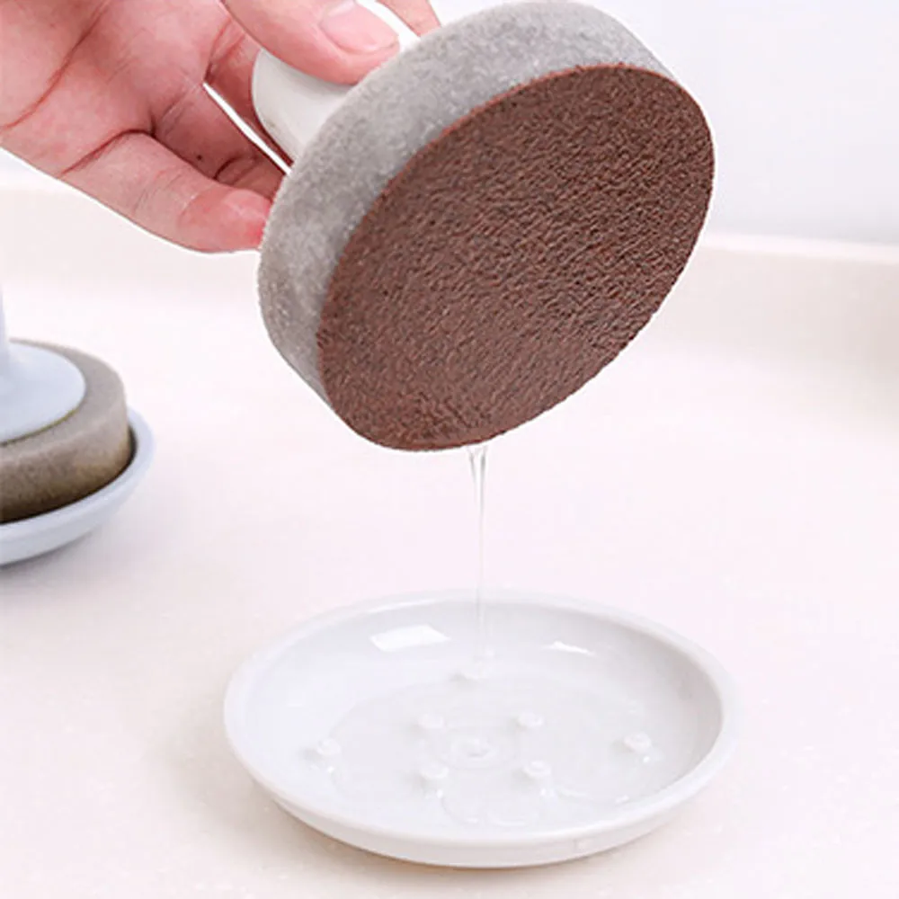 A Губка Ластик кухонные тряпки для вытирания пыли, салфетки домашняя принадлежность для чистки посуды из микрофибры меламиновая губка оптом лоток+ губка 1D5 - Цвет: A