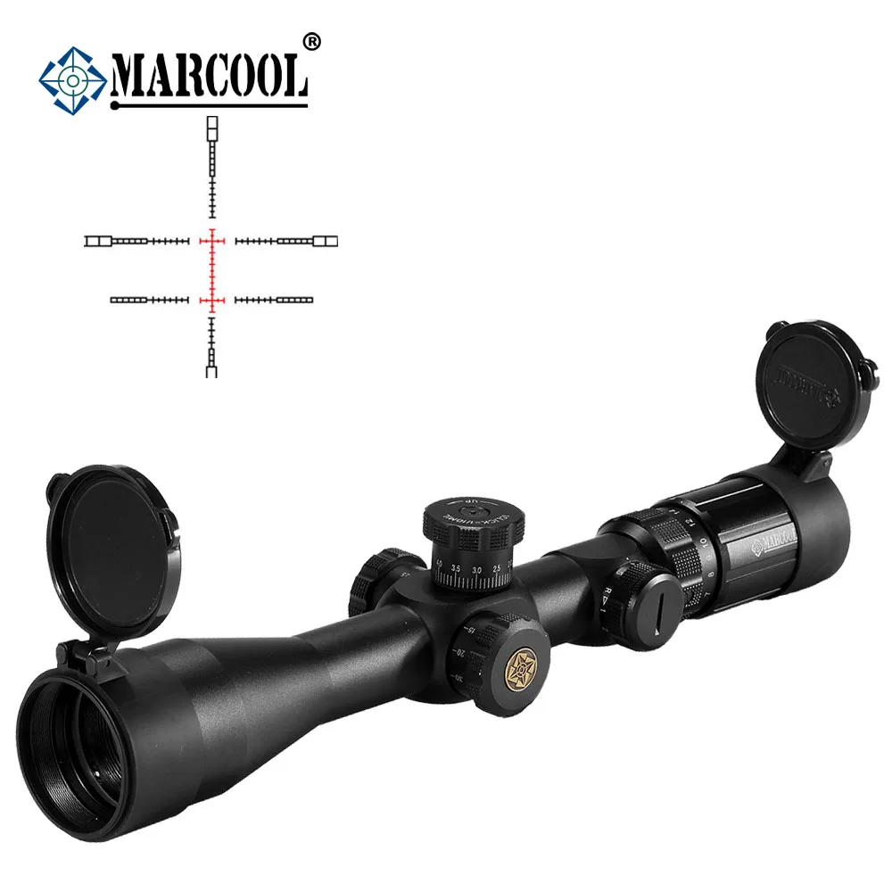 MARCOOL оптика Euipment EVV 4 14X44 FFP SFL тактическая мишень охотничий коллиматор Телескоп