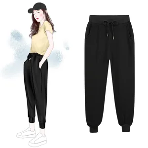 Штаны-шаровары женские зимние на флисе, на завязках, теплая, размера плюс, 5XL, 6XL