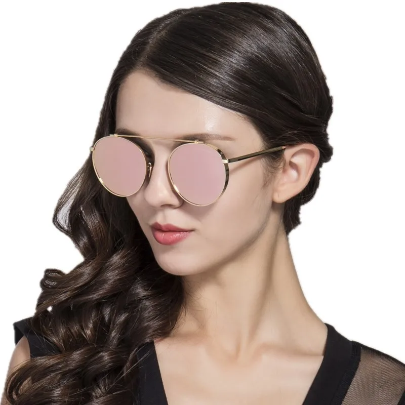 Hd. пространство бренда круглые оправы Солнцезащитные очки для женщин Для Винтаж