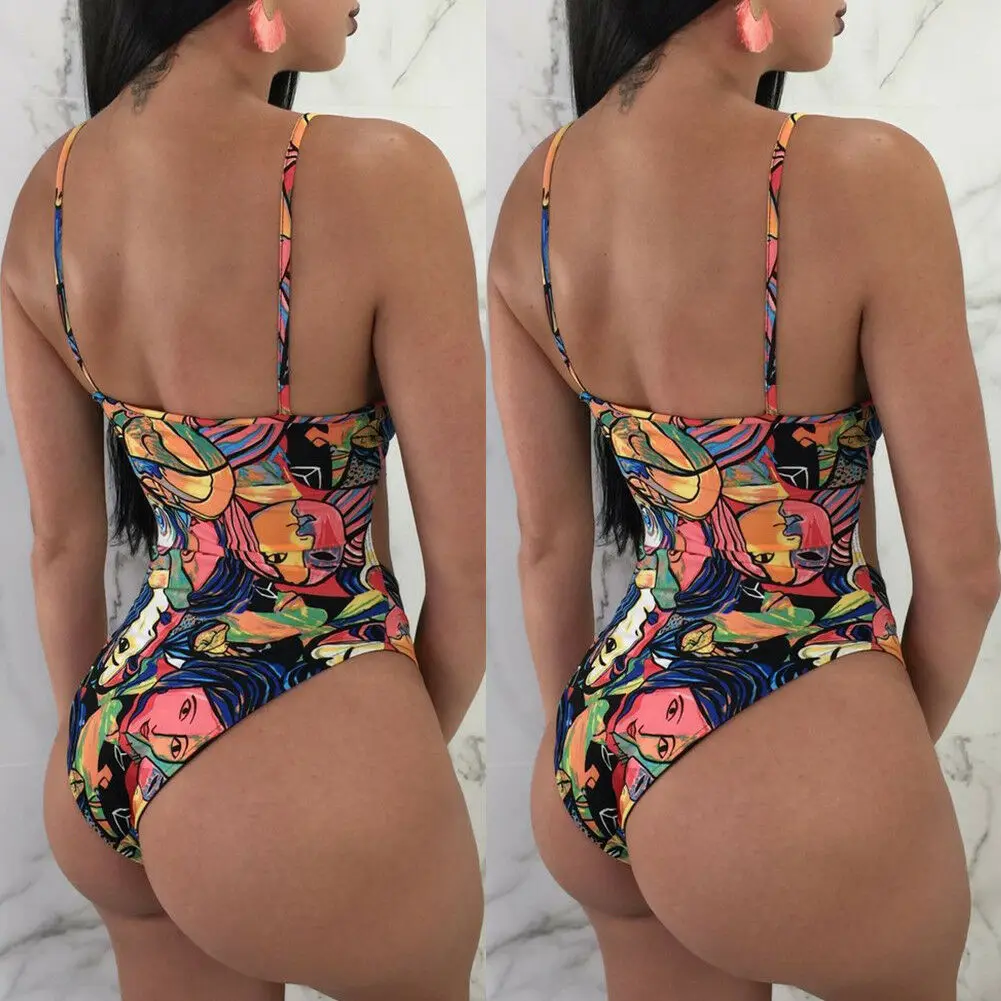 Женский слитный купальник S XL монокини с эффектом пуш ап бикини 2019 женский