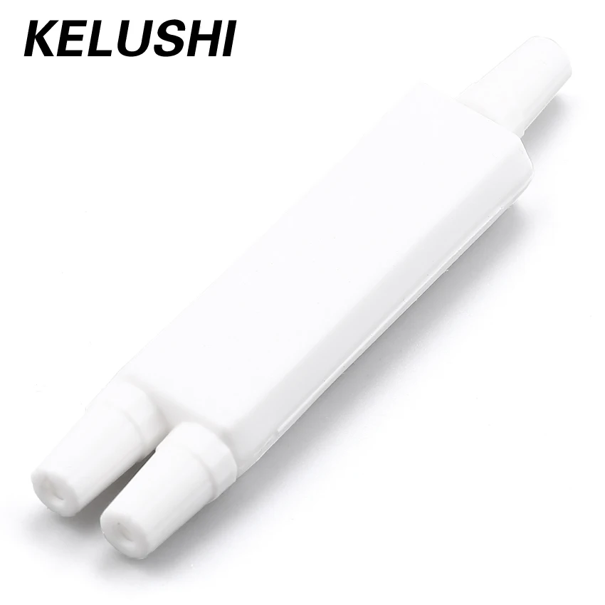 

KELUSHI 50pcs Optical fiber cable protection box 1 into 2 out Protection box heat shrink tubing to protect fiber splice tray