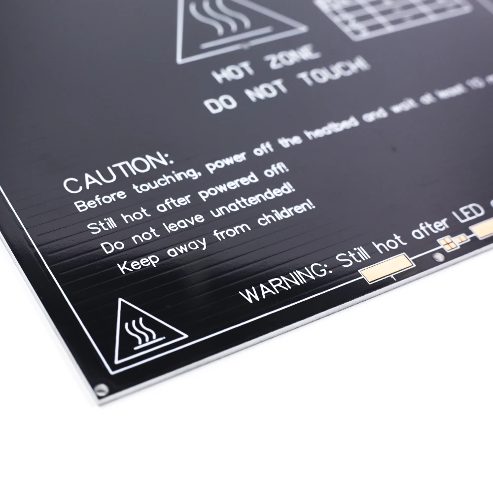 Модернизированный MK2B с подогревом плата PCB Запчасти обогрев двойная 12 V 24 Красный