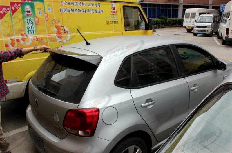 Спойлер из углеродного волокна для Volkswagen Polo (Polo) 2011 2019 высококачественные