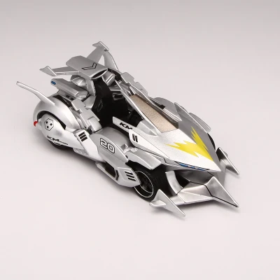 Серебристый Подарок на год QQ speed 1/18 большая модель автомобиля игра фигурка гоночный автомобиль уникальная коллекция крутой дизайн роскошный подарок витрина игрушки - Цвет: Серебристый