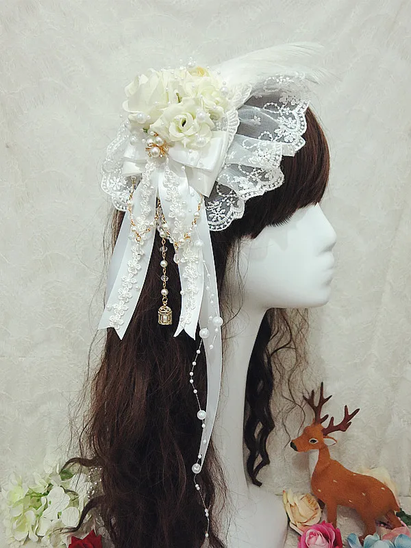 

Lolita Gothic Victorian Era Bonnets Headdress Head Wear
