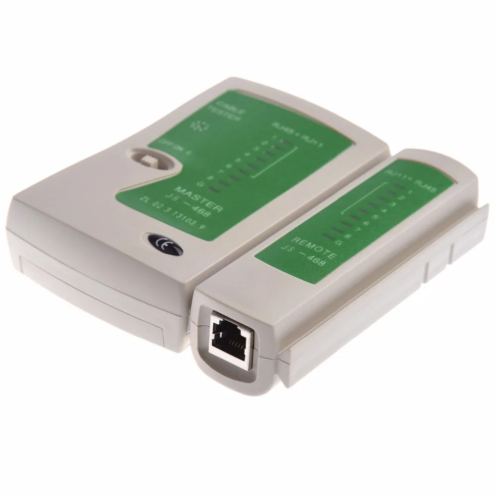 Профессиональный RJ45 RJ11Cat5 Cat6 LAN Кабельный тестер Ручной сетевой провод телефонная