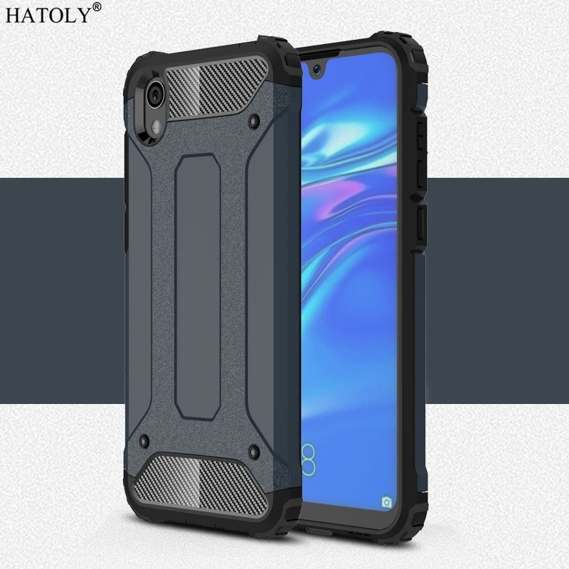 Чехол для Huawei Honor 8S противоударный Прочный жесткий чехол бампер силиконовый