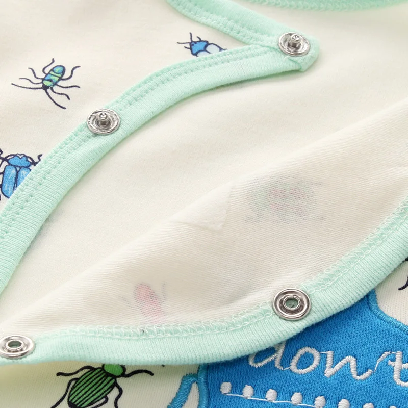 Детские хлопковые комбинезоны 3 шт./компл. Roupas de bebe menino Одежда для новорожденных