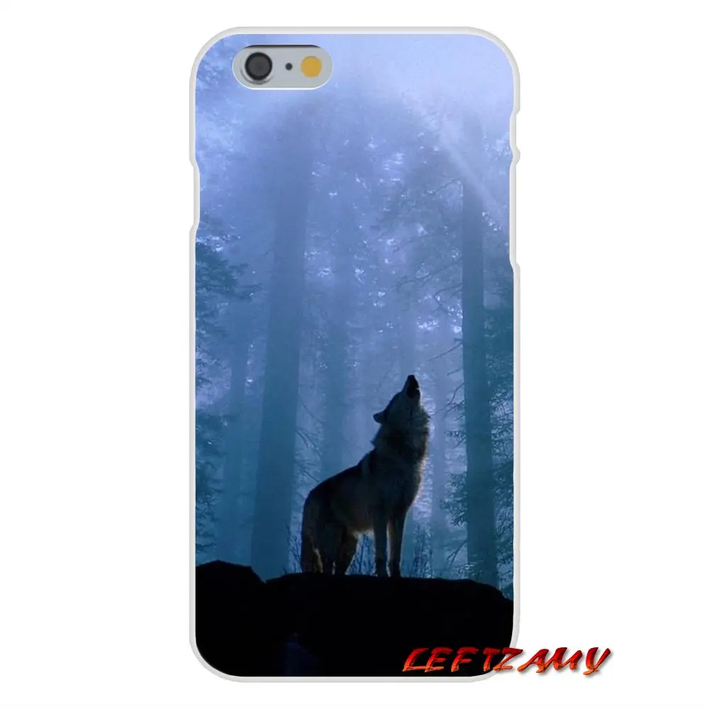 For iPhone X 4 4S 5 5S 5C SE 6 6S 7 8 Plus cool wolf Silicone Soft Phone Case | Мобильные телефоны и аксессуары