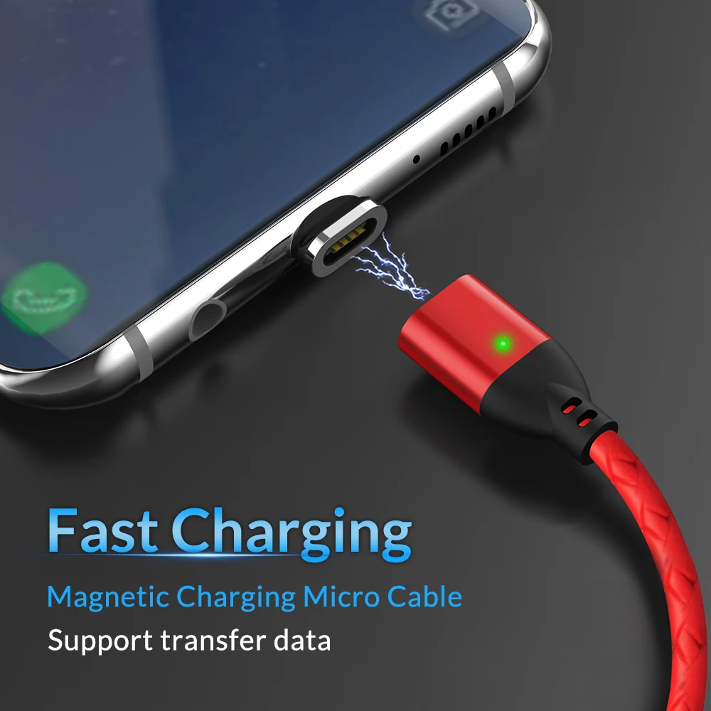 TOPK Q FLine Магнитный кабель USB C и Micro для samsung Xiaomi huawei Тип Быстрая Зарядка