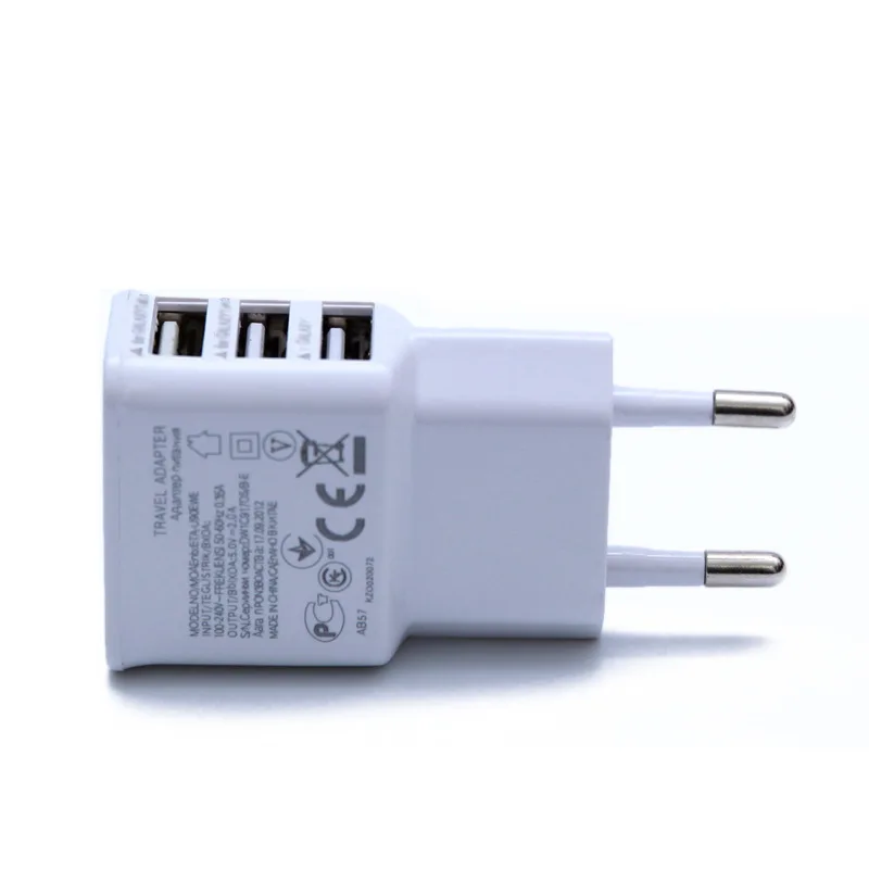 5 в 2A 3 порта USB настенный для путешествий походная Зарядка телефона адаптер Iphone 7 6