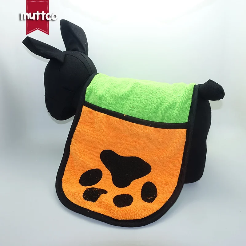 wholesale dog towel footprint pure color pet bath 3 colors |