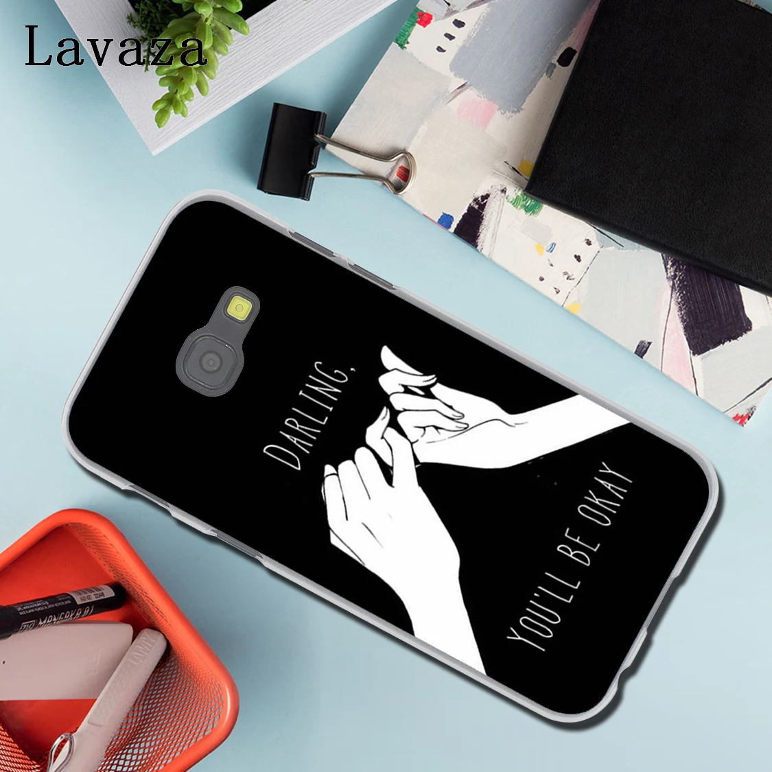 Lavaza Love on the finger kpop heart чехол для телефона Samsung Galaxy Note 10 8 9 A9 A8 A7 A6 Plus 2018 A2 A3 A5 2017 2016