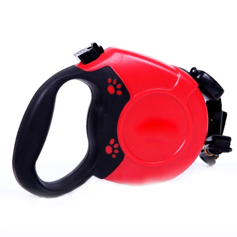 Выдвижной Поводок для собак тренировочный поводок с одной кнопкой ВКЛ./ВЫКЛ.