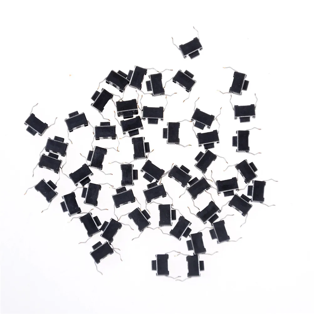 30pcs 3*6*4.3 mm 2 Pin DIP Light Touch Keys Keyboard Panel PCB Momentary Tactile Tact Push Button Micro Switch | Обустройство дома