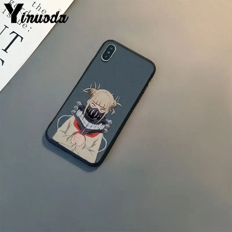 Чехол для телефона с принтом My hero academic Himiko Toga DIY чехол iPhone 6S 6plus 7 7plus 8 8Plus X Xs MAX 5 5S XR |