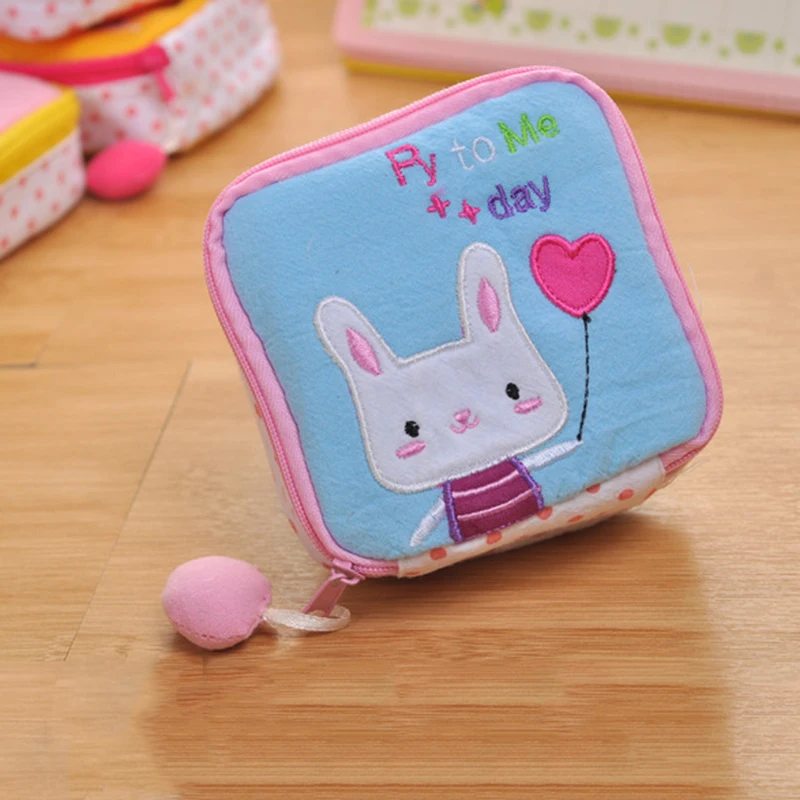 QuickDone женские хлопковые сумки для хранения гигиенических салфеток милый