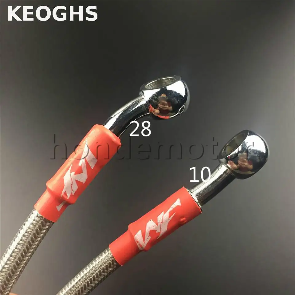 KEOGHS мотоциклетная Тормозная труба гидравлический усиленный тормоз или сцепление Масляный шланг линия труба подходит Atv Грязь велосипед ямы трубки оплетка сталь