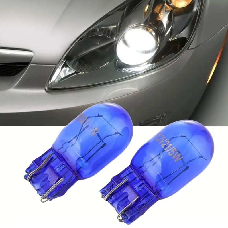 

2pcs W21/5W T20 580 Dual Filament Sidelight Super White Hid Bulb for Fiat 500 Fiat Abarth Alfa Romeo Mito Vauxhall Opel Insignia