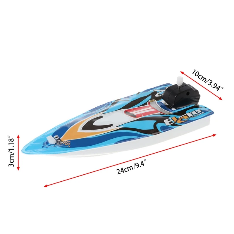 Baby Toy Kid Wind Up Clockwork Inflatable Boat Ship Bath Toy Play Water Bathroom Oct20-A