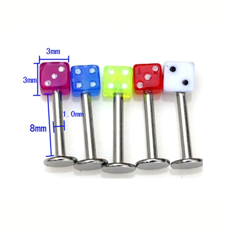 Набор ювелирных изделий для пирсинга из нержавеющей стали туннель бровей пупка