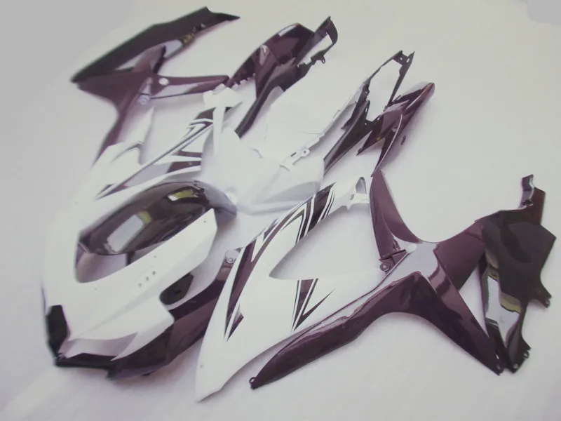 Набор обтекателей для Сузуки GSXR600 750 K8 08 09 GSXR 600 GSXR750 2008 2009 ABS белый фиолетовый набор