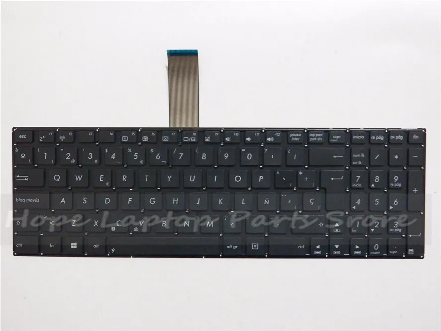 Испанская клавиатура для ASUS K55 K55A K55N K55V K55VJ K55VM K55VD K55VS K55XI черная SP-клавиатура |