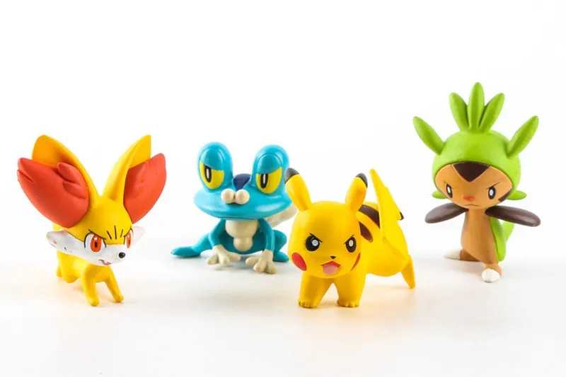 4 шт./лот Go игрушки карманная модель супер мастера фигурки развивающая игрушка