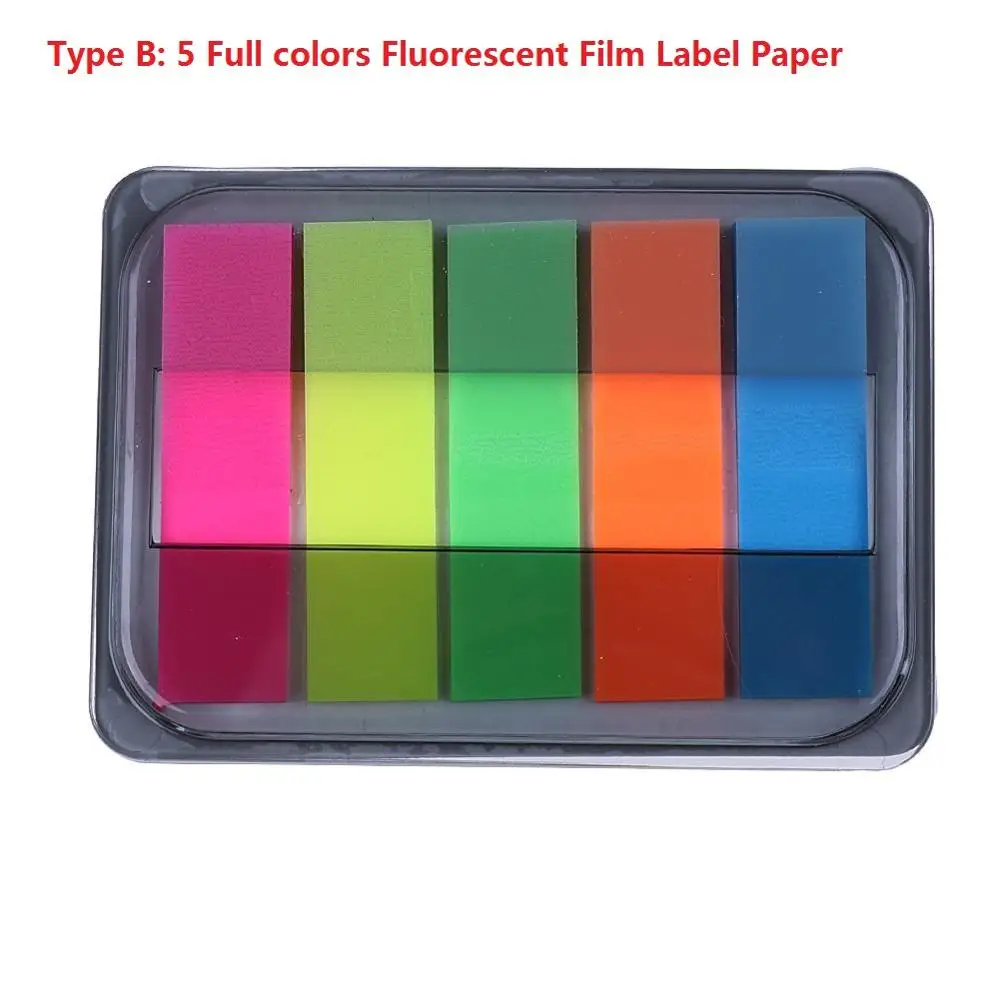 Type B 5 Colors 04 240 шт, 12 цветов, стикер для заметок, s Липкие заметки, блокнот, N Times, этикетка, бумага, Закладка, наклейка, канцелярские товары, школьные принадлежности, подарок - Цвет: Type B 5 Colors 04
