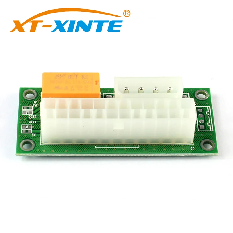 XT XINTE ATX 24Pin для Molex 4Pin Dual PSU источник питания синхронизация стартер удлинитель