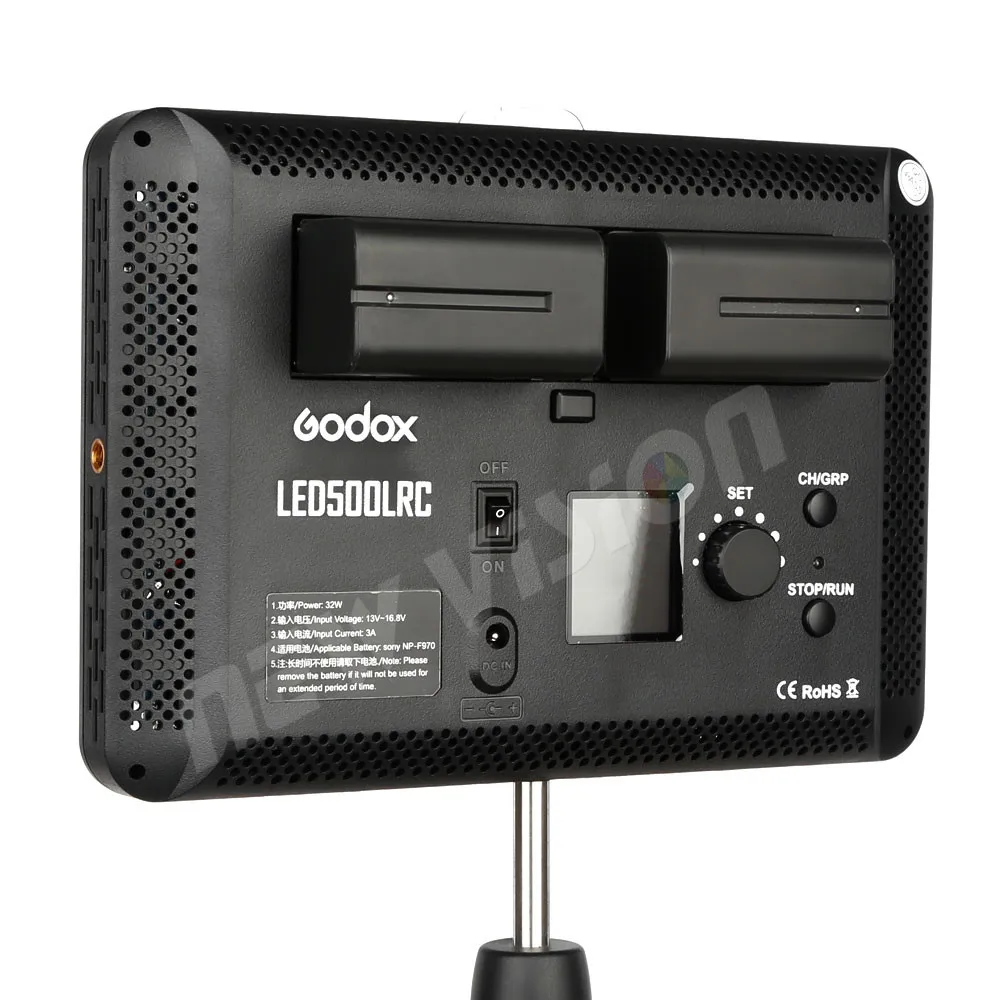 Godox LED 500LRW 5600K 500 Светодиодная лампа для видеосъемки + пульт дистанционного