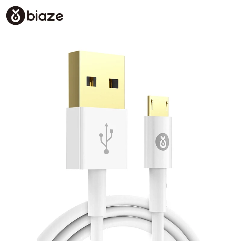 Biaze 120 см Micro USB кабель 2A Быстрый синхронизации данных и зарядки для Samsung Xiaomi LG Android