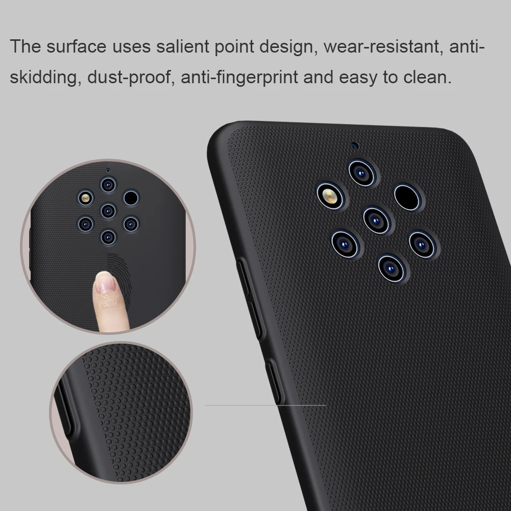 Для Nokia 9 PureView чехол Nillkin матовый щит жесткая задняя крышка из ПК роскошный