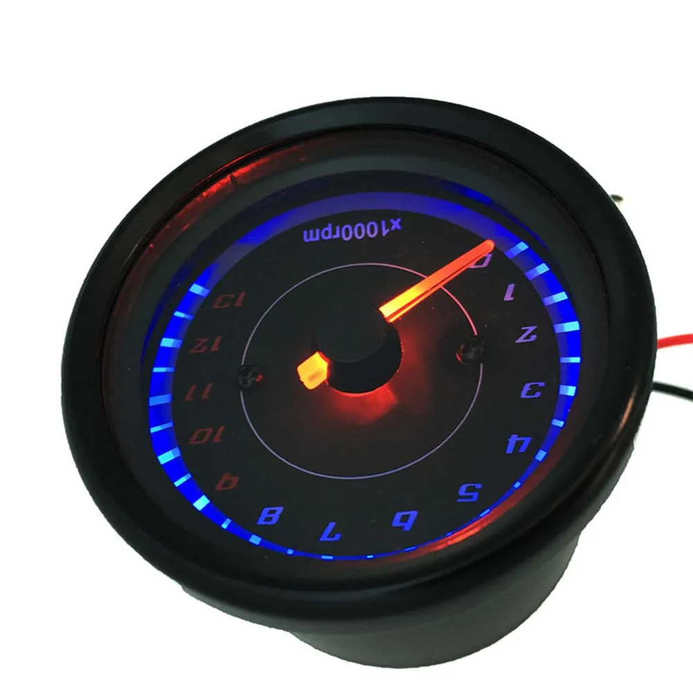 

DC 12V Motorcycle Tachometer Modified LED Digital Display Motorbike Gauge Motorcycle LED Tachometer