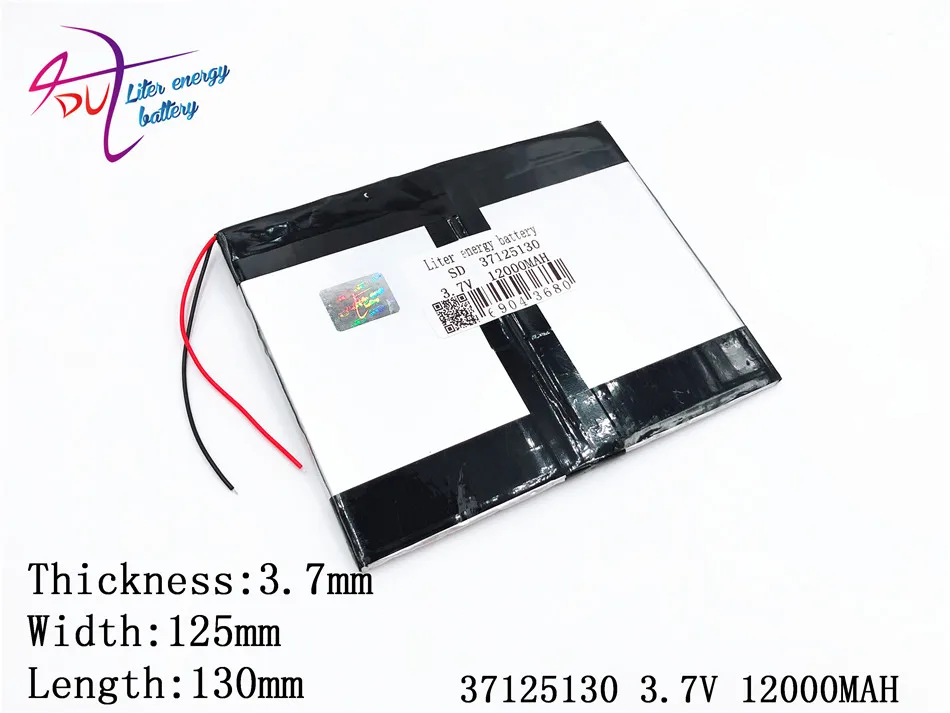 3,7 V 37125130 40125130 12000 мА/ч, литр энергии аккумулятора Q909 t66 Q9 MOMO11 птица 37*125*130 мм