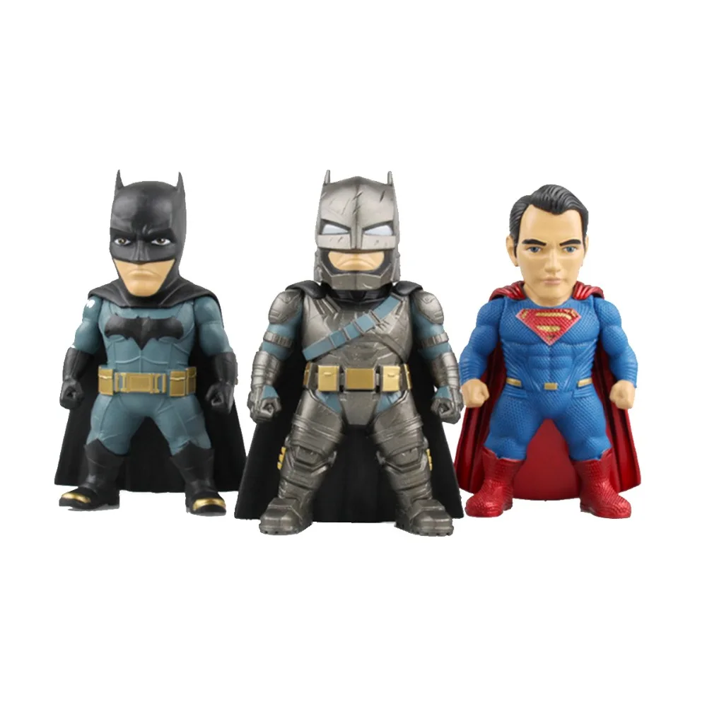 DC Бэтмен и Супермен бронированный 9 см/3 5 &quotМини Фигура Дети Наций Бесплатная