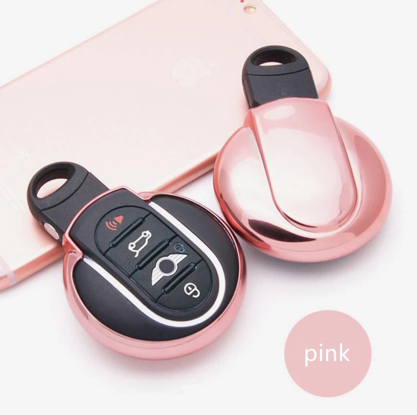 Мягкий чехол для автомобильного ключа из ТПУ бумажник BMW MINI Cooper One Fun F54 F55 F56 R56 R57 R58