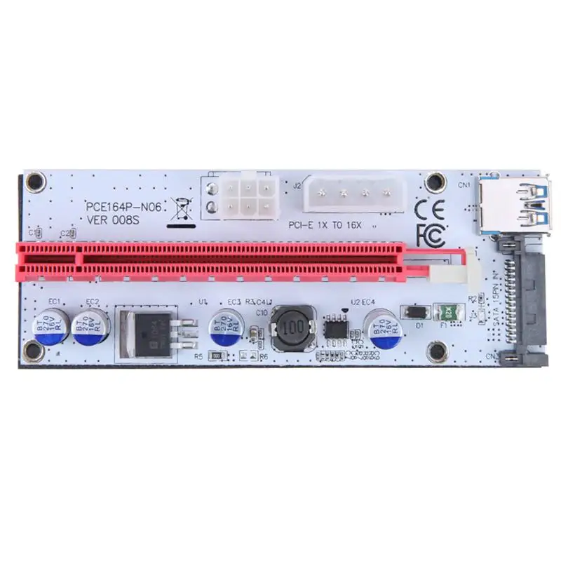 Переходник с переходником PCI-E Express на 16X 60 см USB 3 0 удлинитель для порта