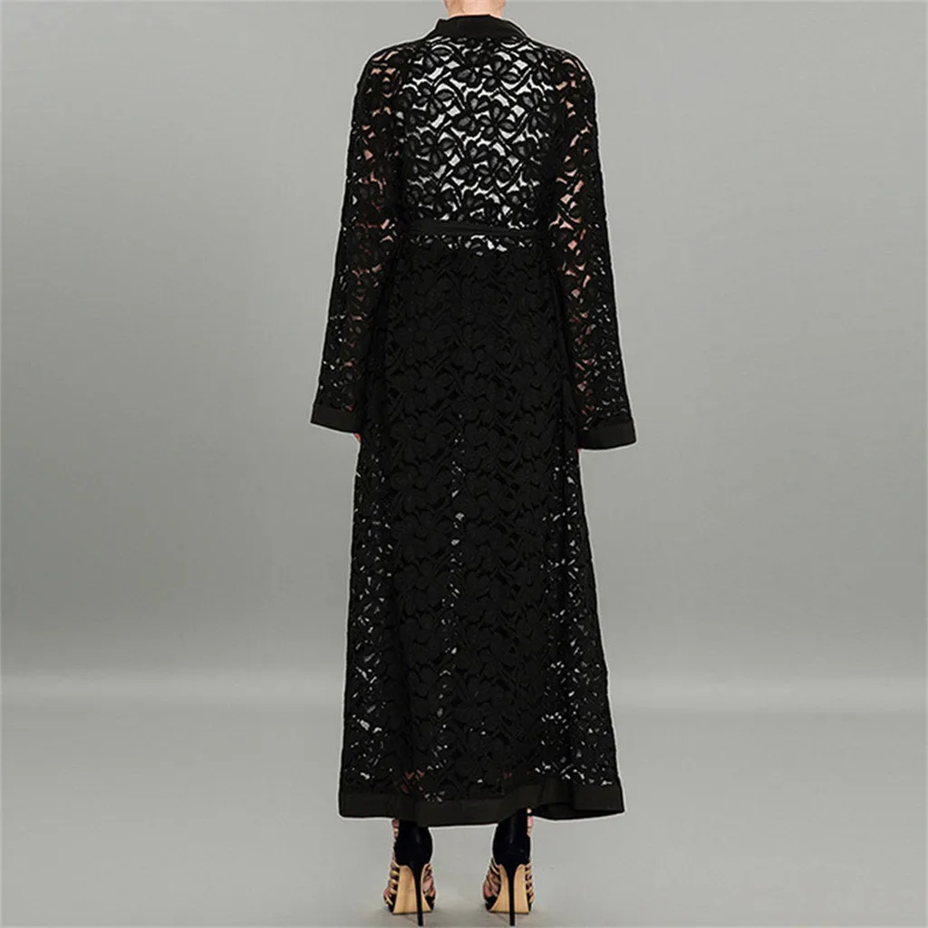 2019New женское этническое платье Исламская мусульманская абайя Ближний Восток