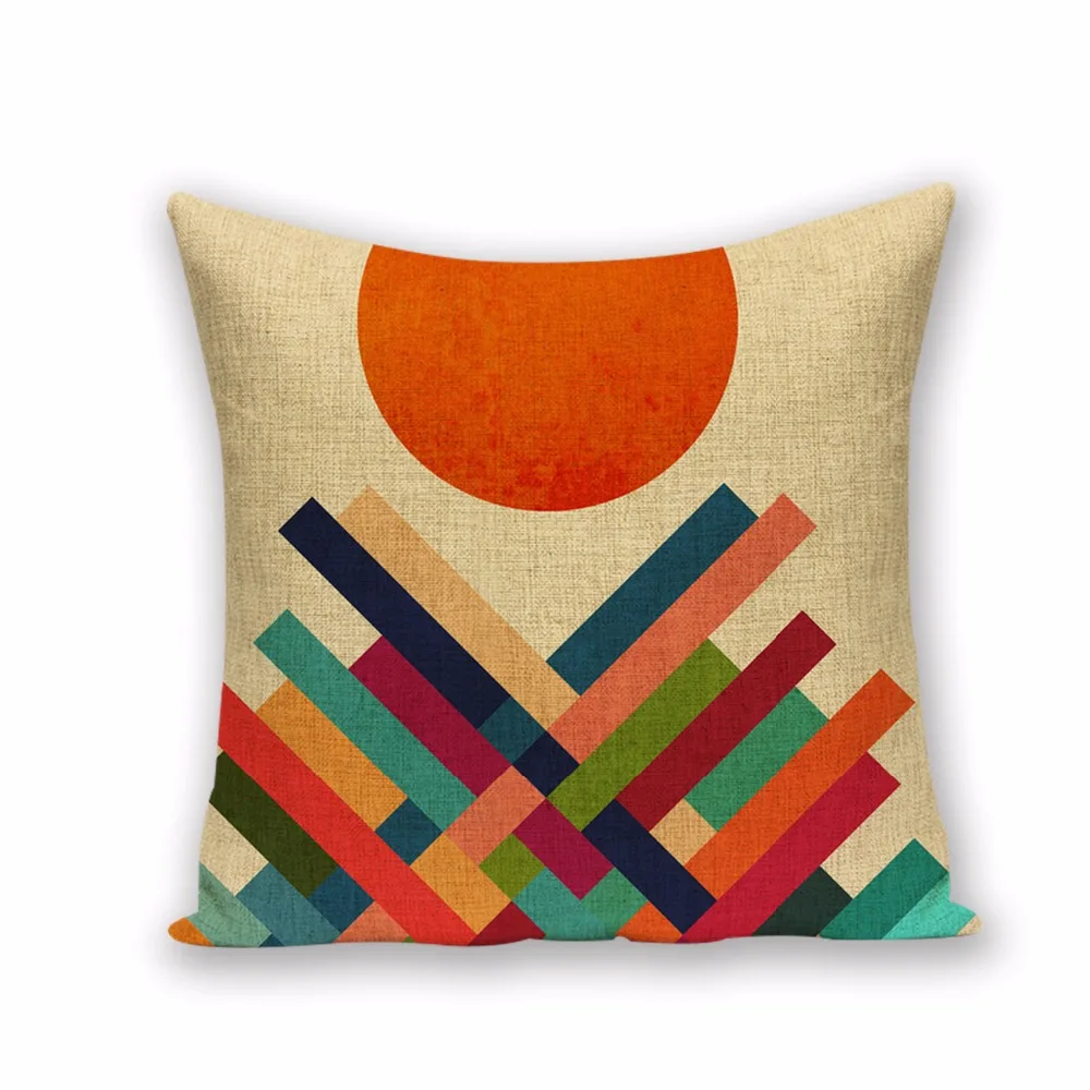 Геометрический этнический чехол для подушки красочные домашний декор