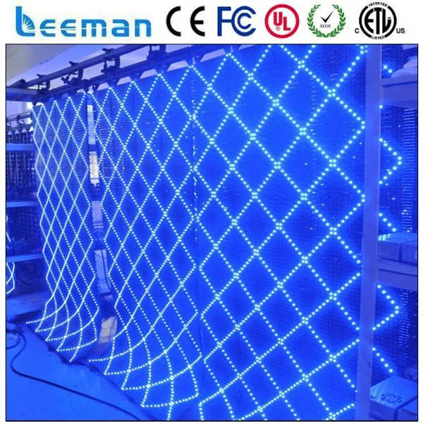 Sinosky P10 Leeman P16 P20 2015 портативный гибкий светодиодный экран занавес гибкой