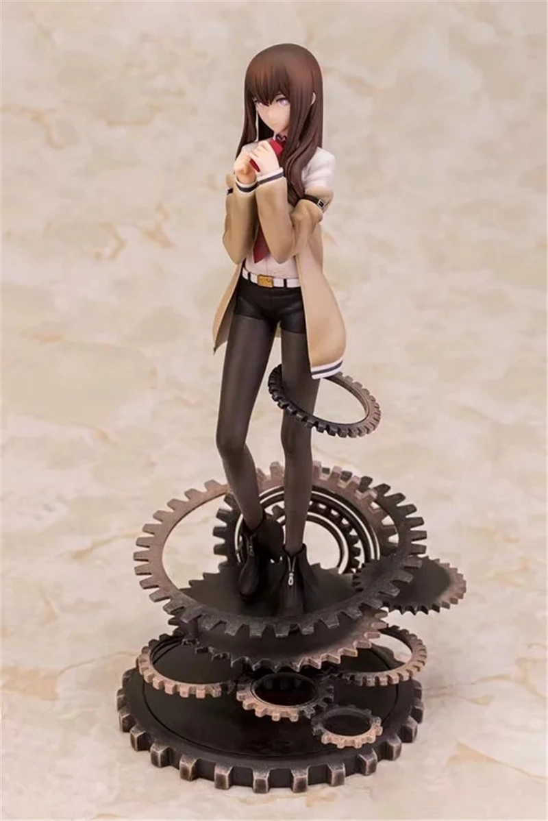 Аниме пикантная кукла Steins Gate Makise Kurisu 1/7 Масштаб Окрашенные ПВХ фигурка