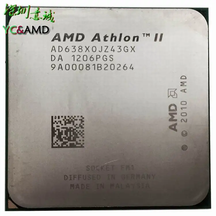 Бесплатная доставка AMD X4 638 Quad-Core FM1 2.7 ГГц 4 МБ 65 Вт процессор шт X4-638 (рабочая 100%)