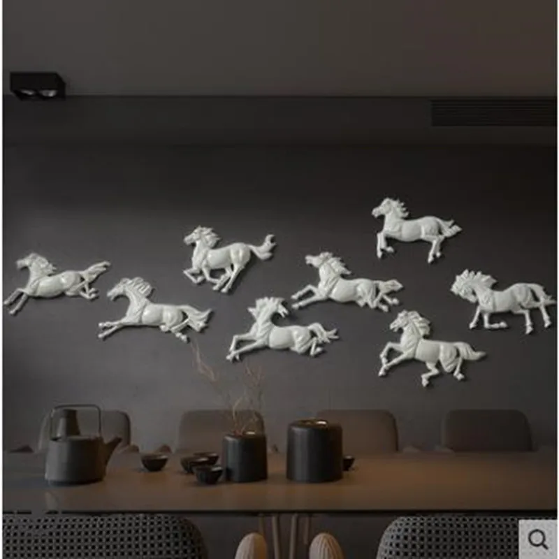 

Beautiful wall stickers, horse crafts, home office wall decoration